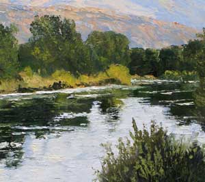 Willows on Silver Creek #2 detail