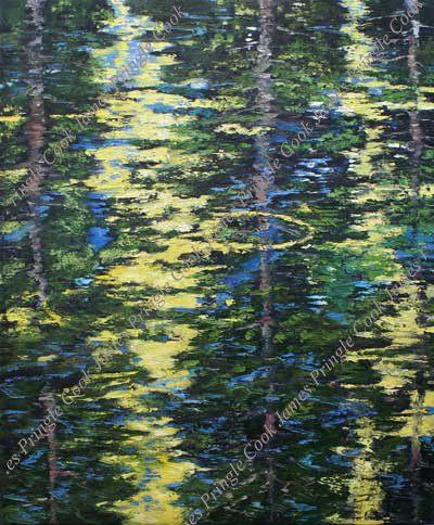 James Pringle Cook oil painting of Rise Ring-Sunset